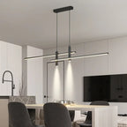 Minimalist LED Pendant Light in Black Gold for Dining Room Chandelier Home Lighting