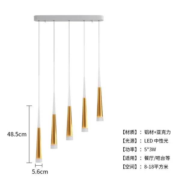 LED Ring Chandelier for Home Decor - Modern, Rotating, Indoor Lighting Solution