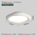Resin Cream Minimalist Ceiling Lamp - Modern Master Bedroom Lighting