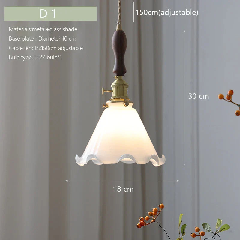 Scandinavian Brass Chandelier: Modern Luxury Glass Hanging Lamp for Dining Table & Bedside