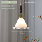 Scandinavian Brass Chandelier: Modern Luxury Glass Hanging Lamp for Dining Table & Bedside