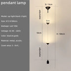 Modern LED Pendant Lights: Stylish Indoor Lighting Fixture for Home Decor