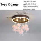 Dancing Girl LED Chandelier: Modern Kids Room Light, Cartoon Ceiling Lamp