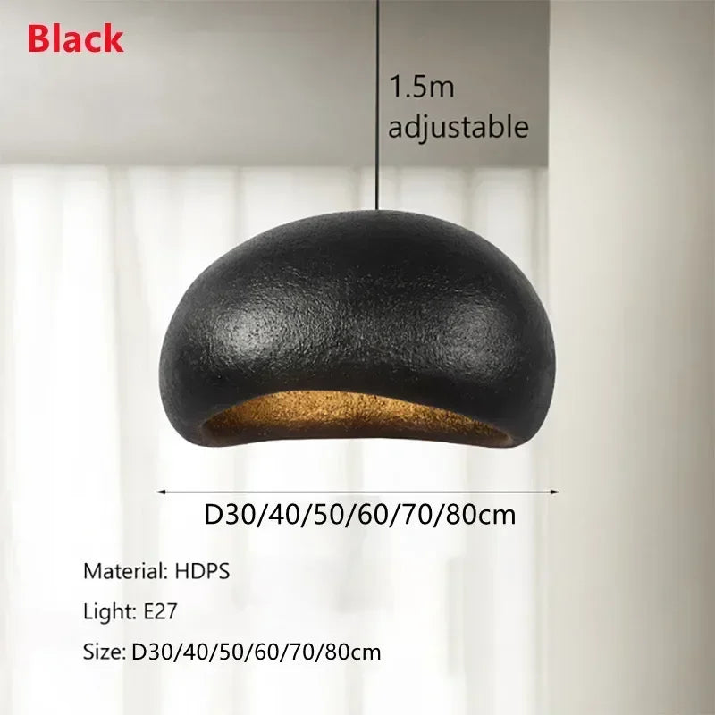 Minimalist LED Pendant Chandelier Light for Living Room - Wabi Sabi Design