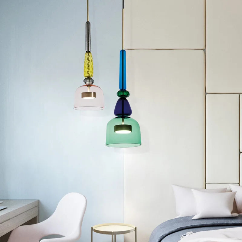 Macaron Glass Chandelier: Modern & Creative Lighting for Restaurant & Store
