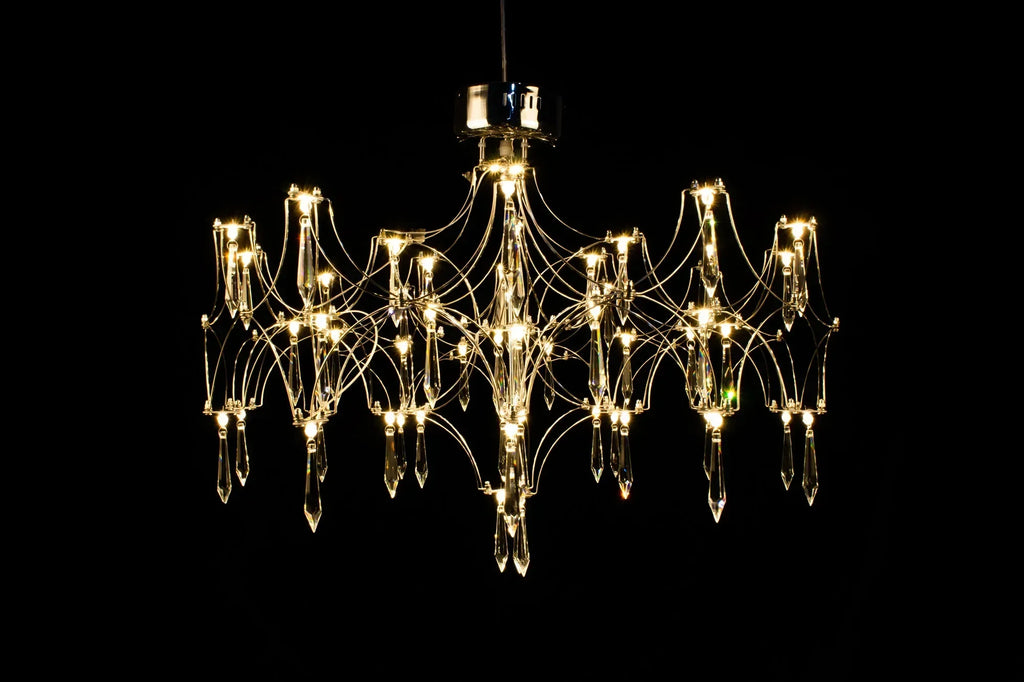 Starry Crystal Chandelier Ceiling Light for Luxury Living Spaces