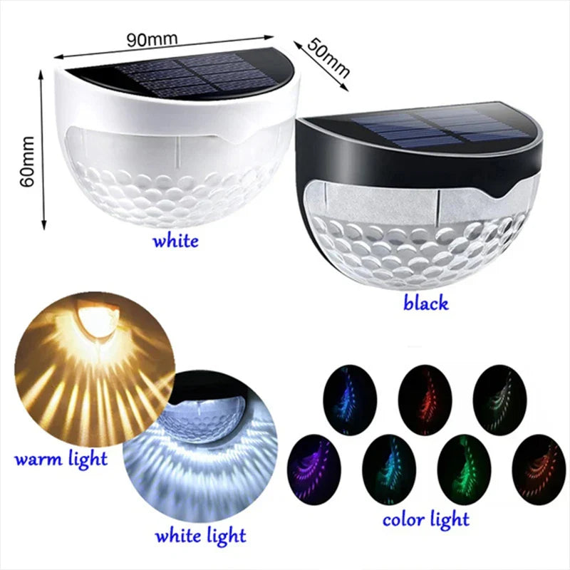 Solar Fence Lamp | LED Outdoor Wall Light for Energy Saving Garden Décor