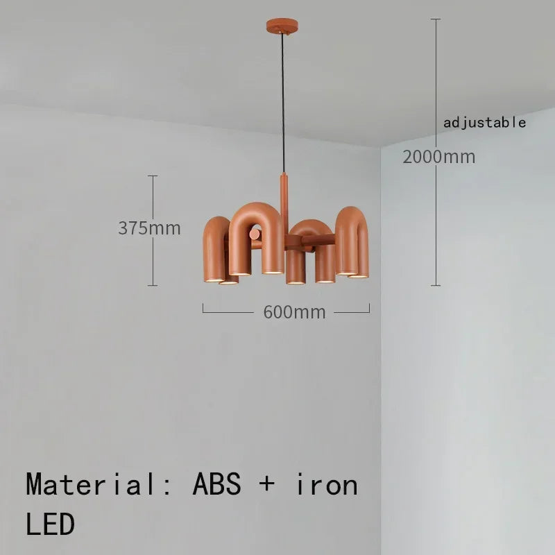 Modern Plastics Chandelier for Dinning Room Art Decor Pendant Lighting