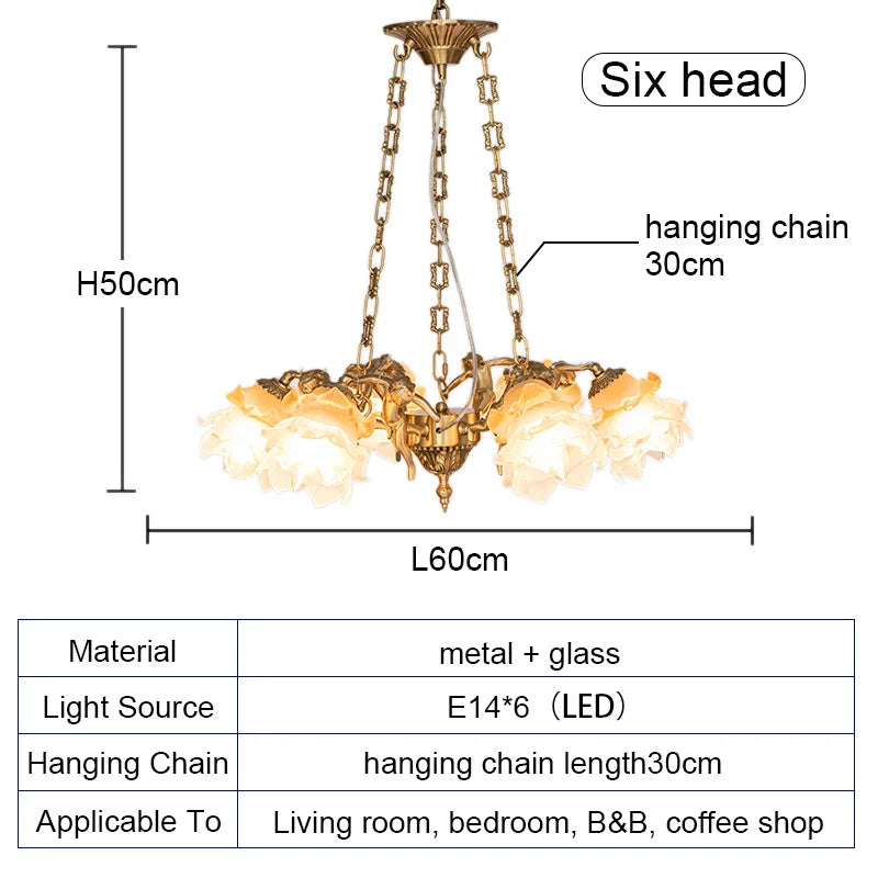 Brass Angel Chandelier: Luxury Burnishing Pendant Lights for Living Room