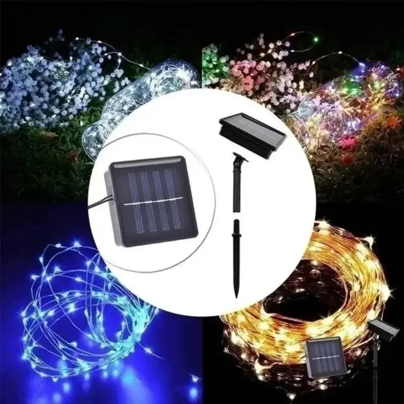 Solar Festoon LED Fairy Lights for Outdoor Decoration
