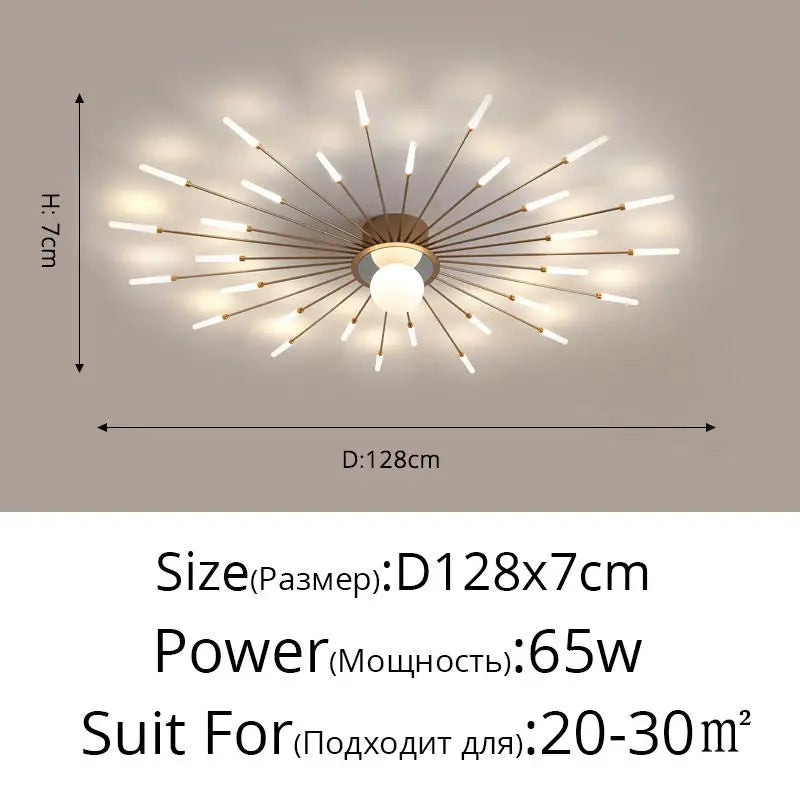LED Chandelier Lights - Modern Indoor Lighting for Living Room, Kids Room, Bedroom