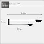 Geometric Line Iron Pendant Lamp for Living Room, Bedroom, Study, Dining - Home Decor Luminare