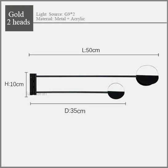 Geometric Line Iron Pendant Lamp for Living Room, Bedroom, Study, Dining - Home Decor Luminare