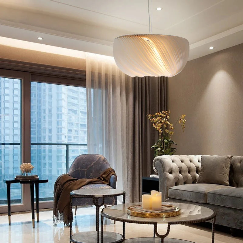 Wabi Sabi Parchment Ceiling Lamp: Elegant Japan Pendant Light for Home Decor.