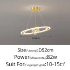 LED Gypsophila Chandelier for Modern Living Room Decor - Crown Ceiling Pendant Light