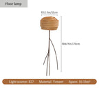 Wabi Sabi Floor Lamp: Modern Stand Light for Living Room, Bedroom, or Home Decor