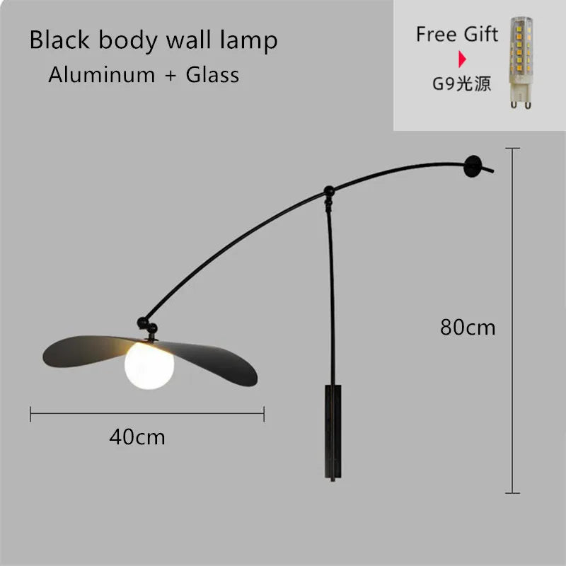 Nordic LED Floor Lamp Adjustable Long Arm Reading Light for Living Room