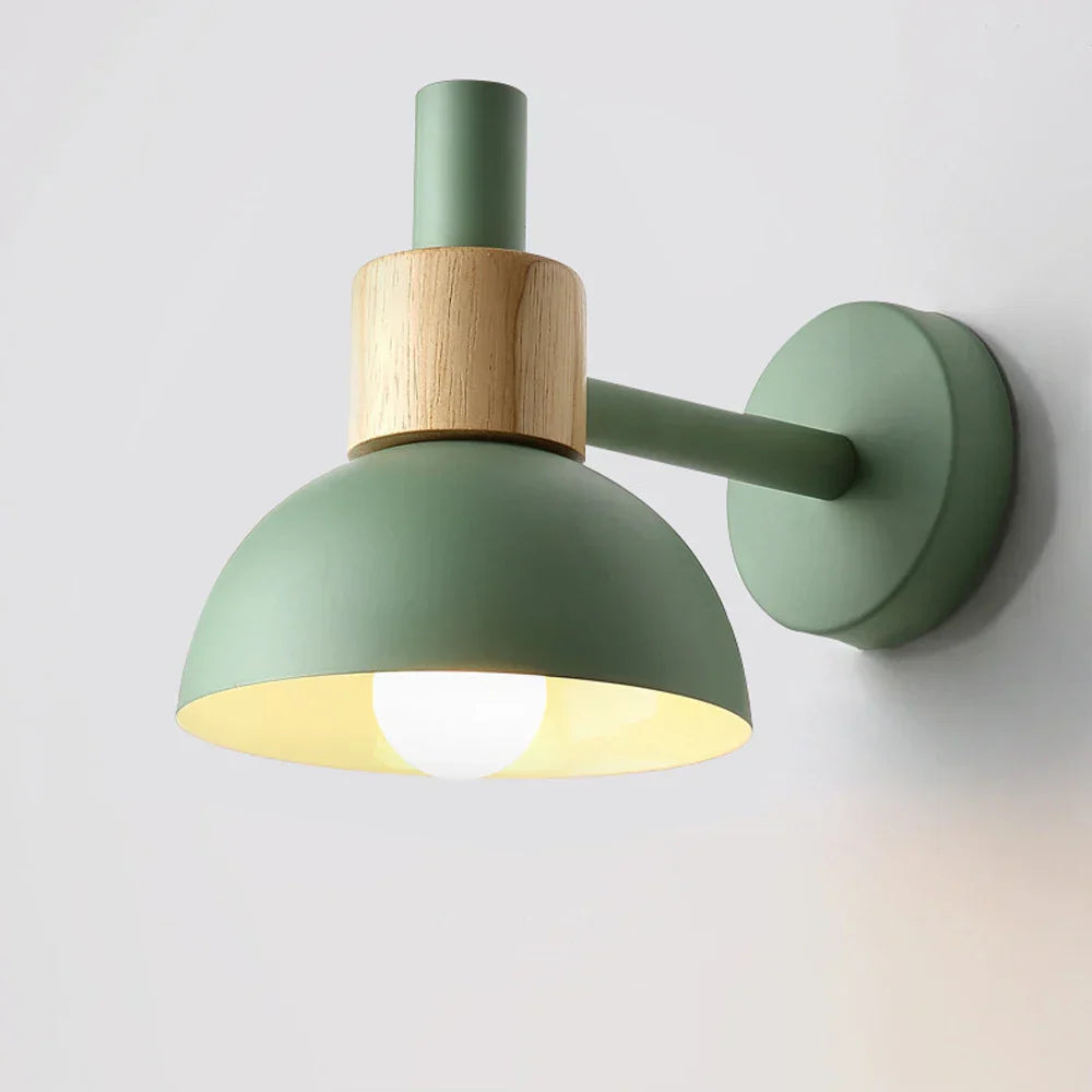 Nordic Macarons Wall Sconce Light for Living Room Bedroom, E27 Base Fixture