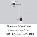 Modern Long Strip Wall Light for Living Room Hotel Bedside Stairs Fixtur