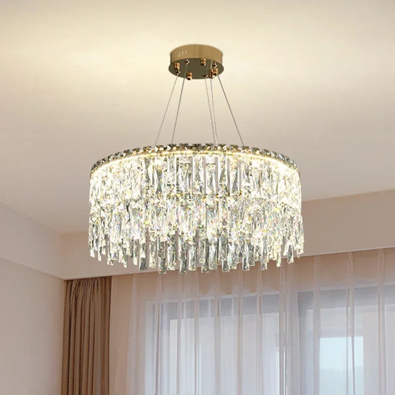 Crystal Chandelier: Luxury Bedroom & Living Room Lighting