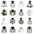 Modern Nordic Black Ceiling Light for Home Decor, E27 Loft Lamp Shade