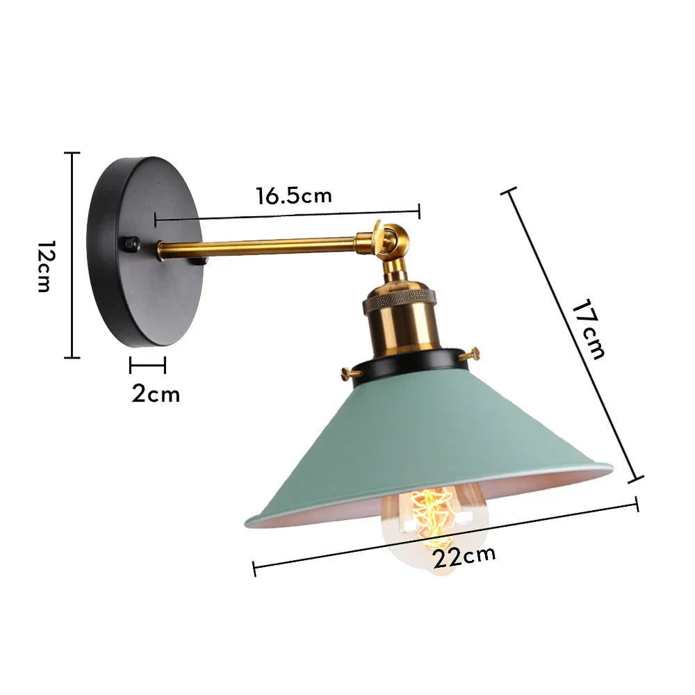 Nordic Green Wall Lamp Sconce for Bedroom Living Room Indoor Lighting Afralia™