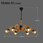 Industrial Rustic Pendant Lights Indoor Lamp for Living Dining Room Home Décor