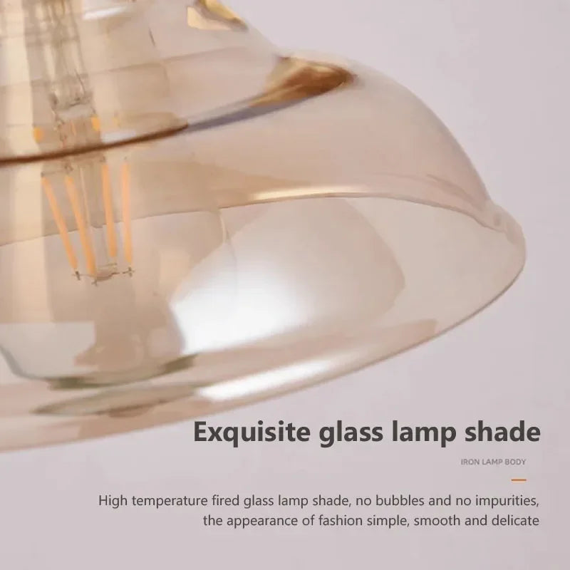 Retro Rocker Glass Wall Sconce for Living Room Aisle Reading Lights