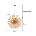 Dandelion Sea Urchin Chandelier LED Indoor Lighting.