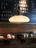 Vintage Glass LED Chandelier: Retro Kitchen Island Ceiling Lamp for Home Decor.createStatement