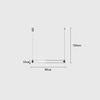 Modern Glass Chandelier Light for Luxury Office & Hotel Lighting