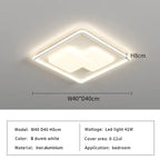 Nordic Minimalism Smart LED Ceiling Light for Modern Home Decor