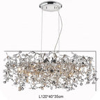Nordic Chrome Crystal Pendant Lamp for Elegant Home Décor