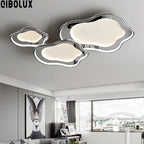 Modern White Round Ceiling Lighting with Remote Control Chandelier