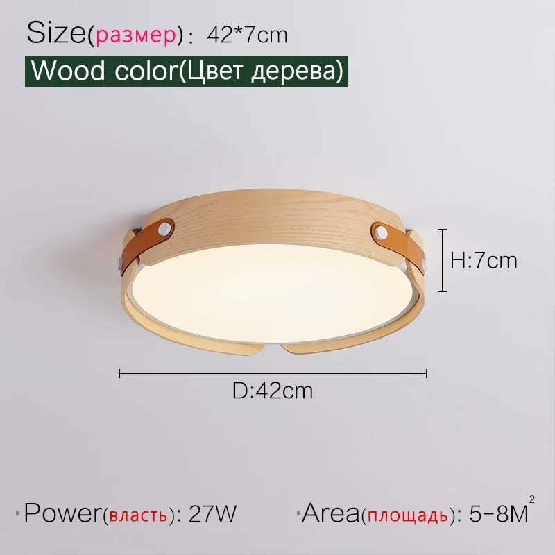 Modern Minimalist Round Ceiling Lights LED Living Room Lamp