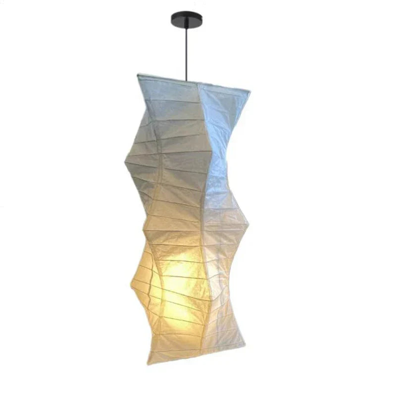 Akari Rice Paper Pendant Lamp for Living Room Bedroom - Wabi Sabi Design
