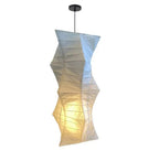 Akari Rice Paper Pendant Lamp for Living Room Bedroom - Wabi Sabi Design