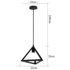 Retro Loft Industrial Pendant Light Chandelier Home Kitchen Decor Lampshade