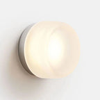 Round Glass LED Wall Sconce for Indoor Outdoor Lighting Décor
