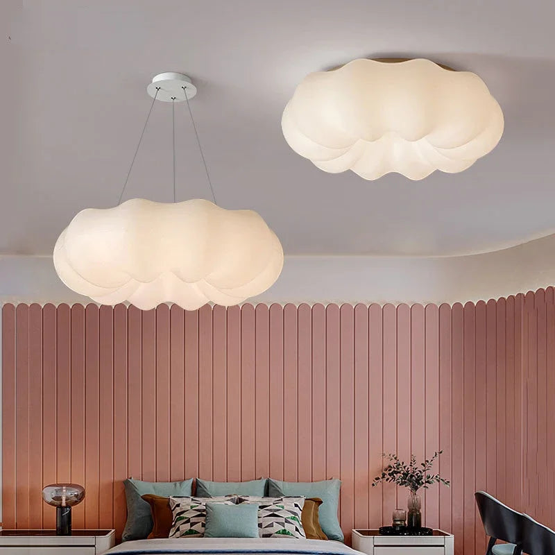 White Cloud LED Chandelier for Children's Room and Living Area