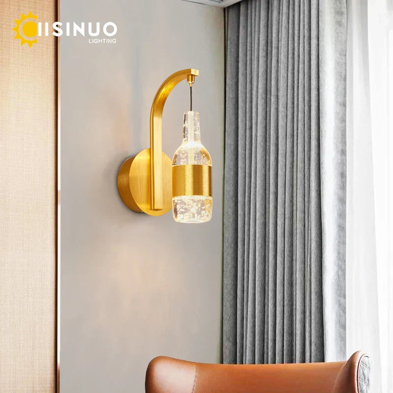 Crystal LED Wall Sconce for Elegant Home Décor