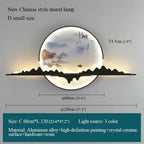 Modern LED Chinese Picture Wall Lamp for Creative Indoor Decor