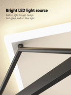 Geometric LED Ceiling Lamp_Nordic Minimalist Design for Modern Bedroom