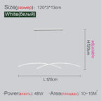 LED Chandelier: Modern, Creative, Minimalist Lighting for Dining Room, Living Room & Bar Counter