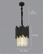 Crystal Chandelier: Modern Luxury Lighting for Elegant Living and Dining Rooms