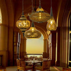 Turkish Pendant Lamp: LED Morocco Lighting for Restaurant, Bar, and Hallway