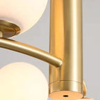 Glass Chandelier G9 Hanging Light for Living Room Bedroom Decor