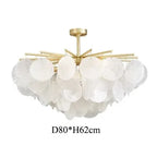 Modern Glass Chandelier Living Room Dining Bedroom Hall Pendant Lamp