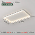 Square Ceiling Lamp | Modern Nordic LED Bedroom Master Light