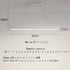 Designer Oval LED Pendant Lamp for Living, Dining, Restaurant, Bedroom Lighting